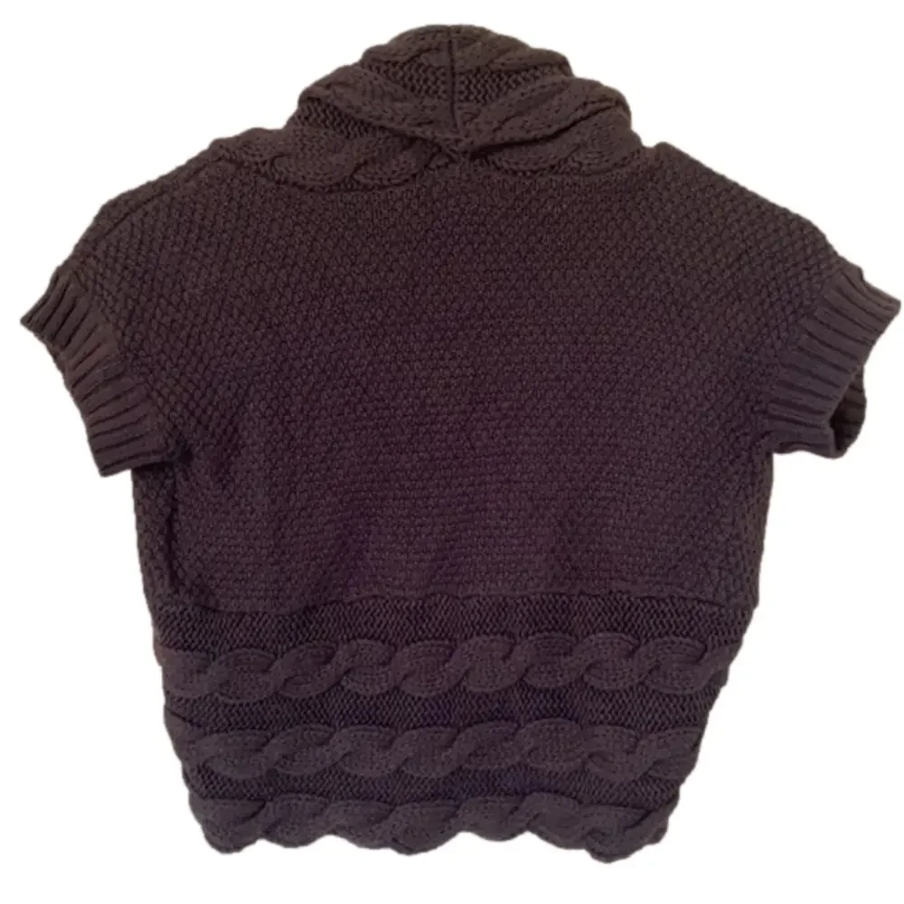 Gap Kids Gray Knitted Mid Waist Cardigan Sweater